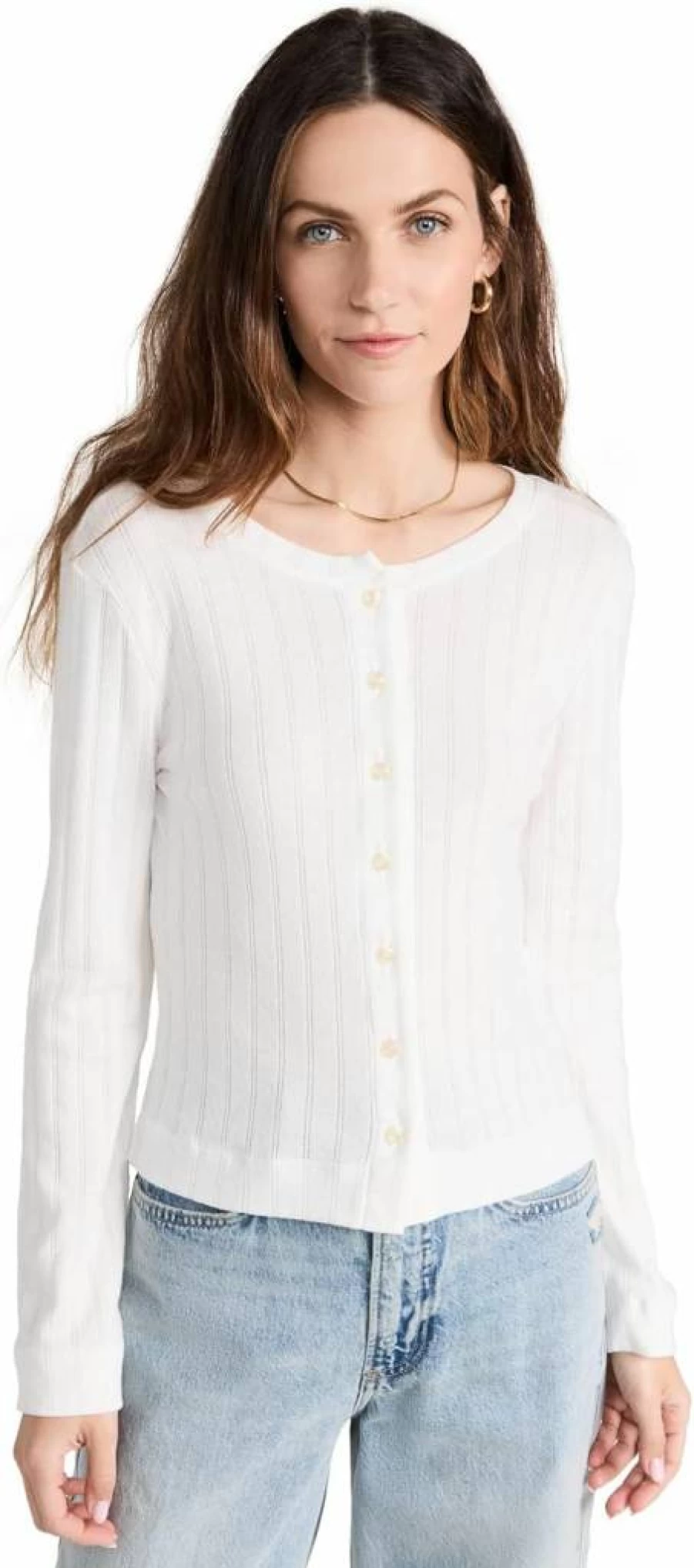 Leset Women's Classic Cardigan - Timeless Knit Sweater for Effortless Style