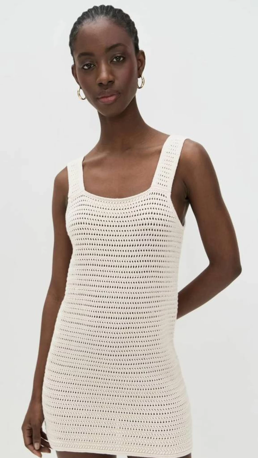 Faherty Women's Seacoast Crochet Dress - Boho Beach Summer Maxi Dress