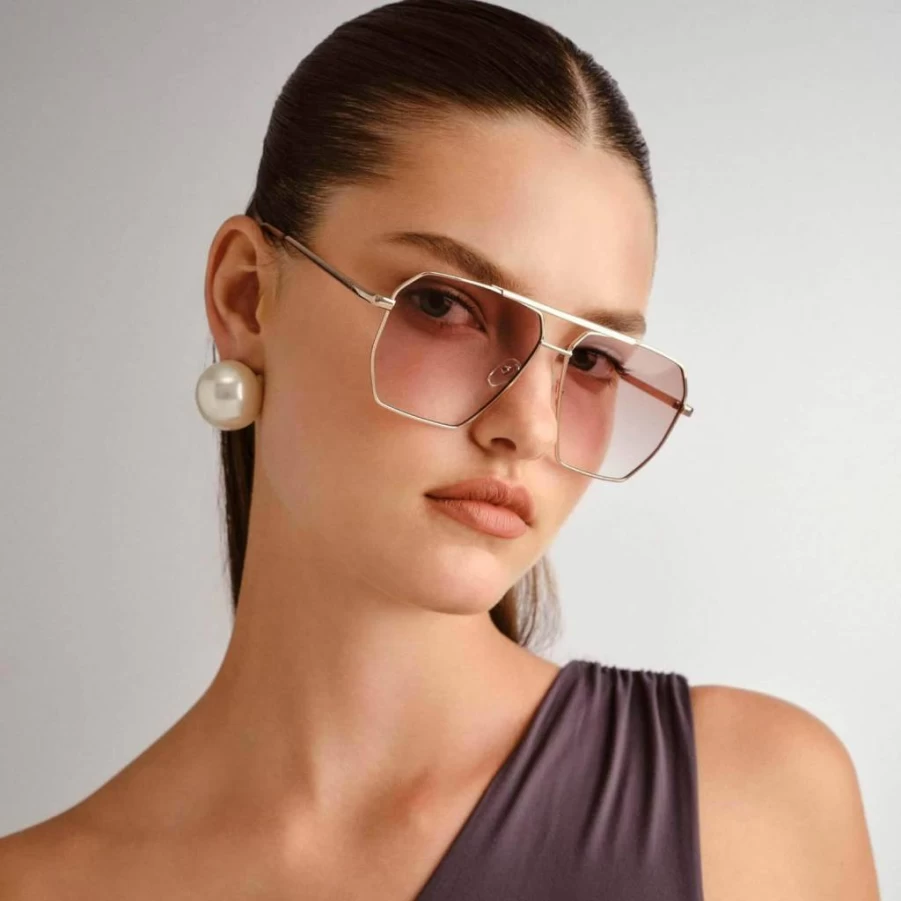 AIRE Asteroid Women's Fashion Sunglasses – Retro Oval Frames UV Protection