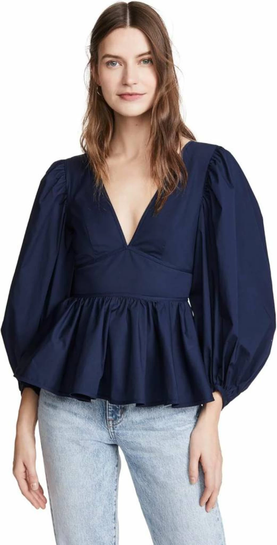 STAUD Women's Luna Top | Chic Blouse for Women | STAUD Fashion