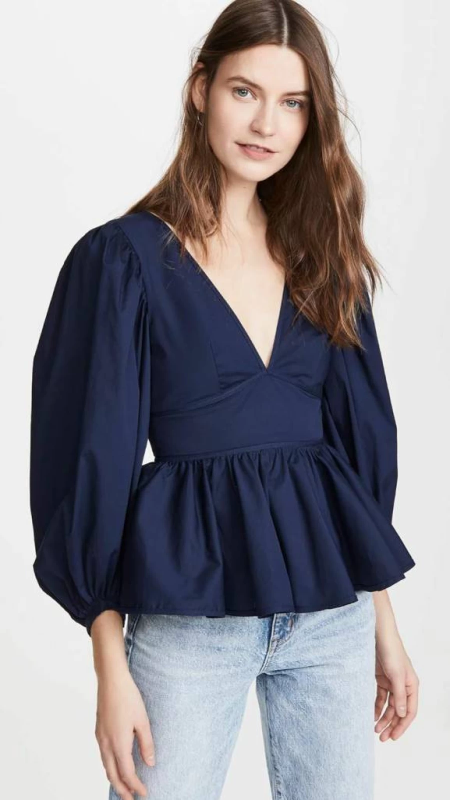 STAUD Women's Luna Top | Chic Blouse for Women | STAUD Fashion