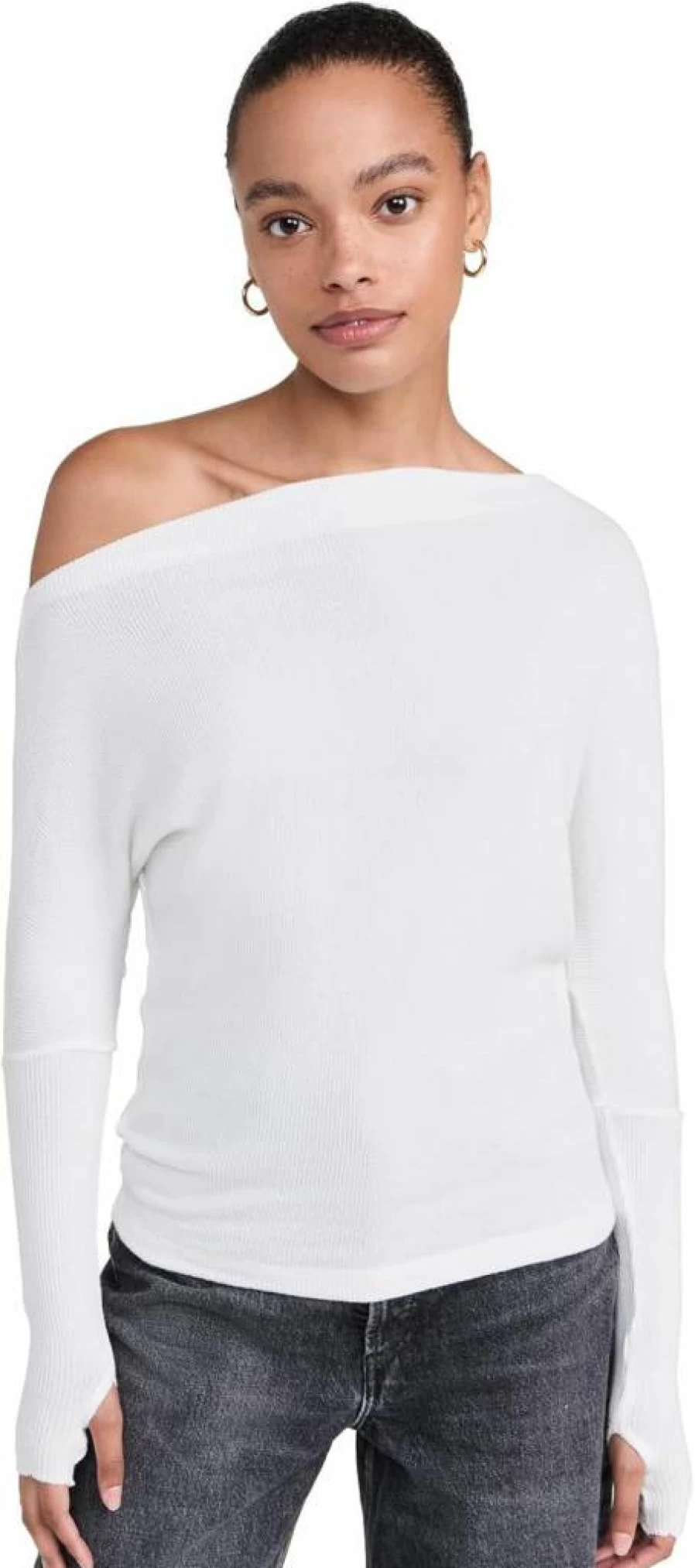 Enza Costa Women's Slouch Knit Sweater Top