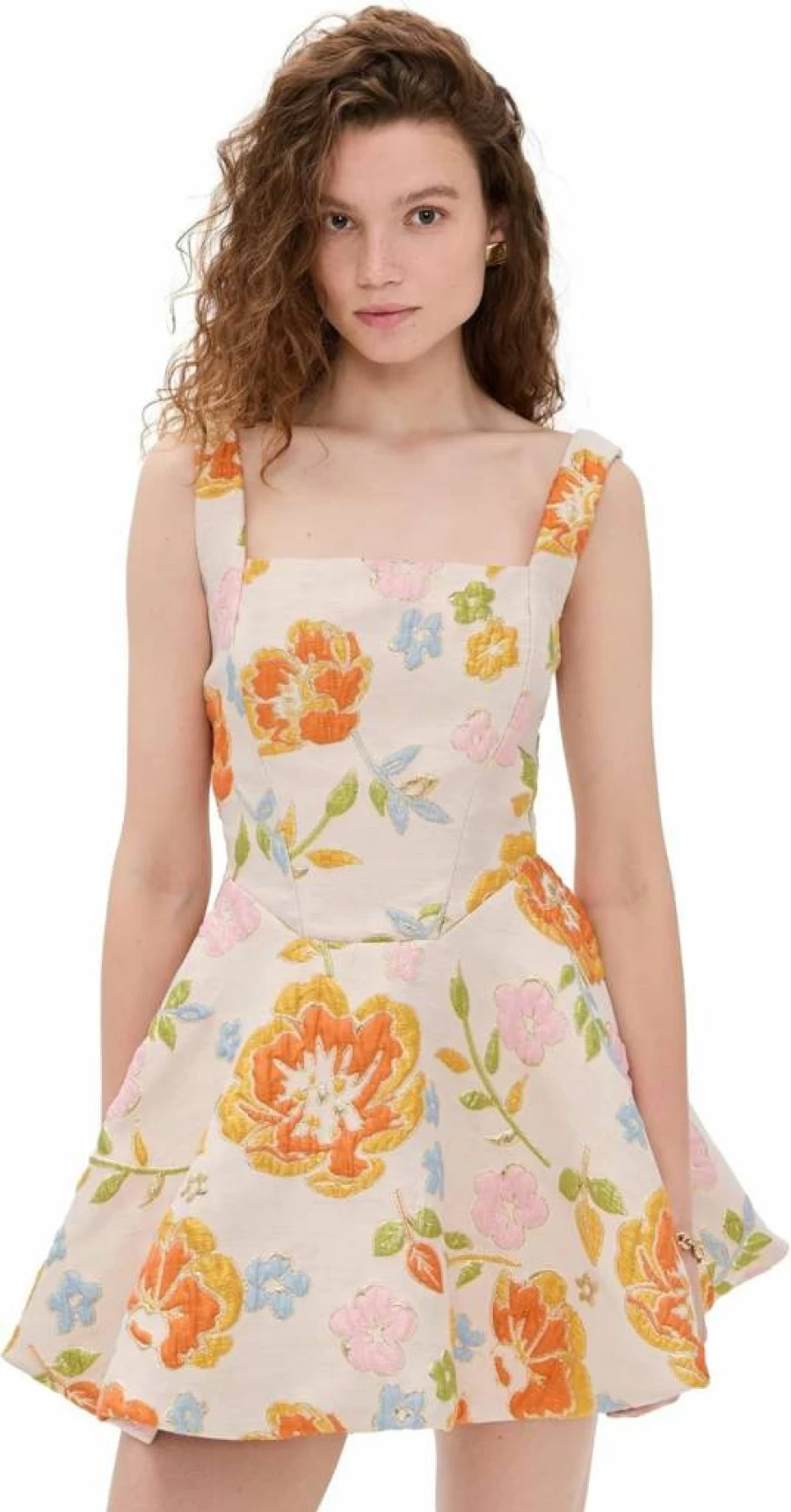 Arianne Elmy Women's Bubble Hem Dress - Elegant Flowy La Bubble Dress for Women