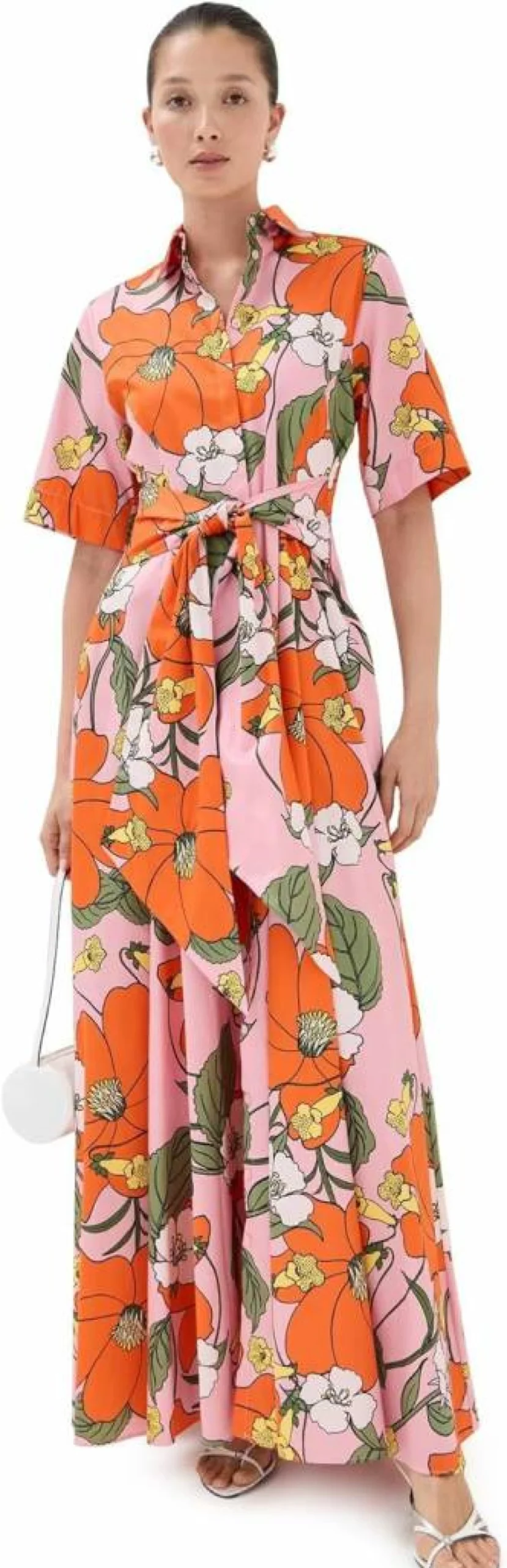 Borgo de Nor Women's Posie Cotton Summer Dress - Floral Printed Casual Sundress