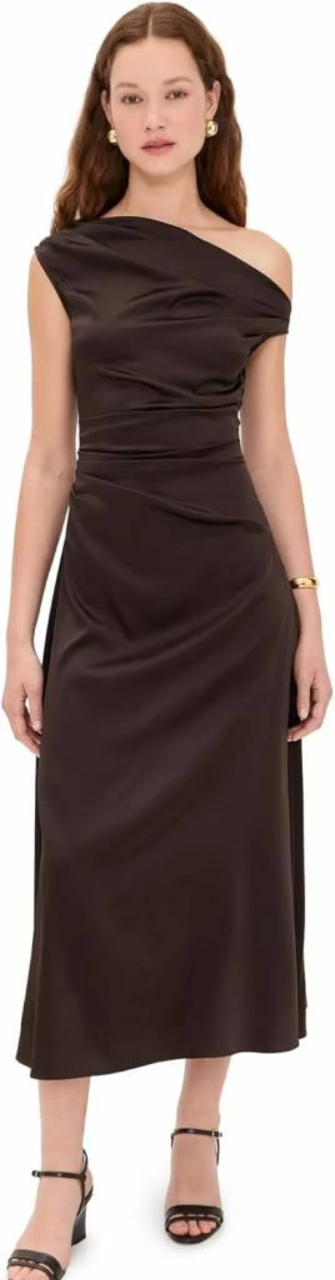 STAUD Phare Silk Dress for Women - Elegant & Luxurious STAUD Dress