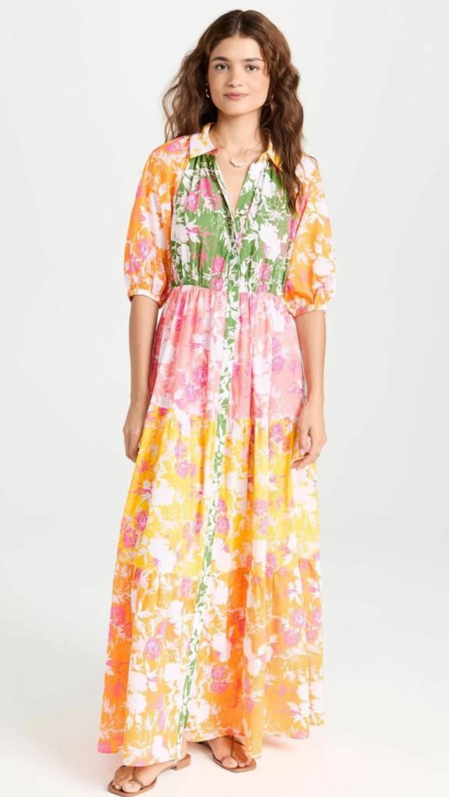 Playa Lucila Women's Summer Dress 1272 - Elegant Flowy Beach Dress