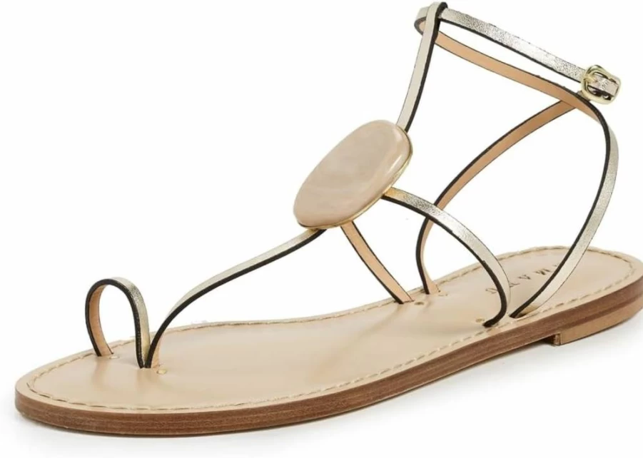 Amanu Women's Cairo Sandals | Comfortable & Stylish Leather Slide Sandals for Women