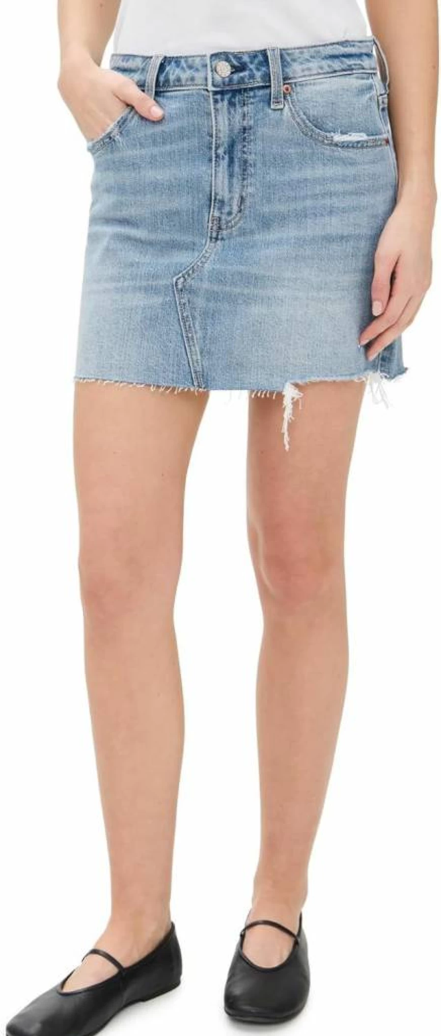 DAZE Women's Malibu Mini Skirt - Stylish Summer Denim Skirt for Women
