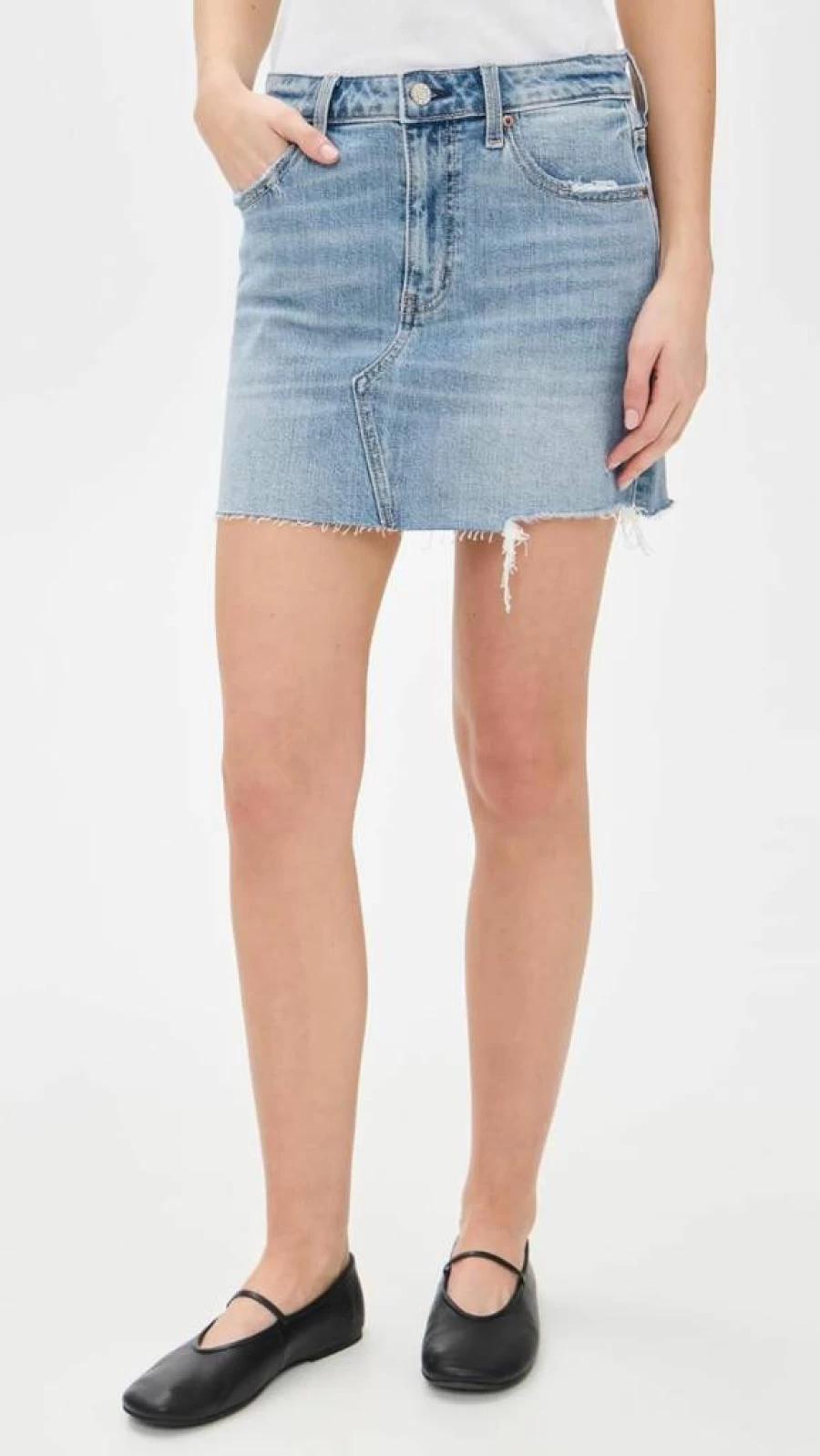 DAZE Women's Malibu Mini Skirt - Stylish Summer Denim Skirt for Women
