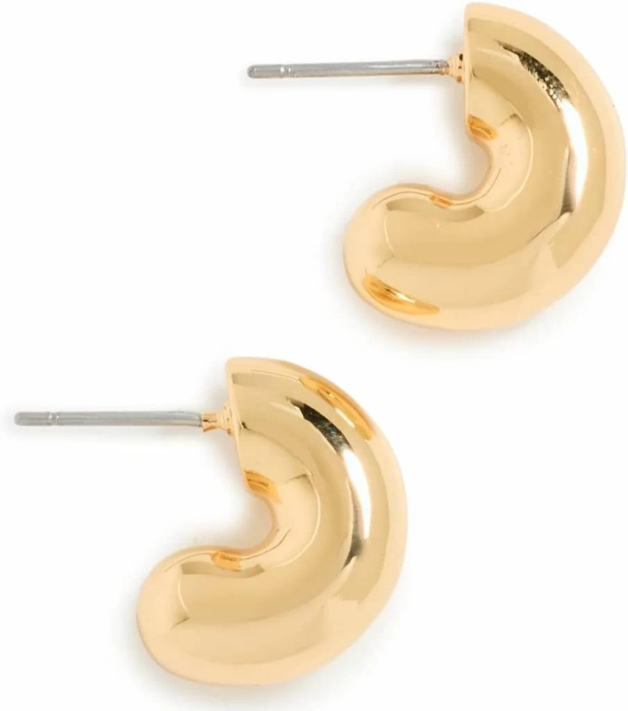 JENNY BIRD Women's Tome Hoops Small Gold-Tone Earrings Minimalist Design