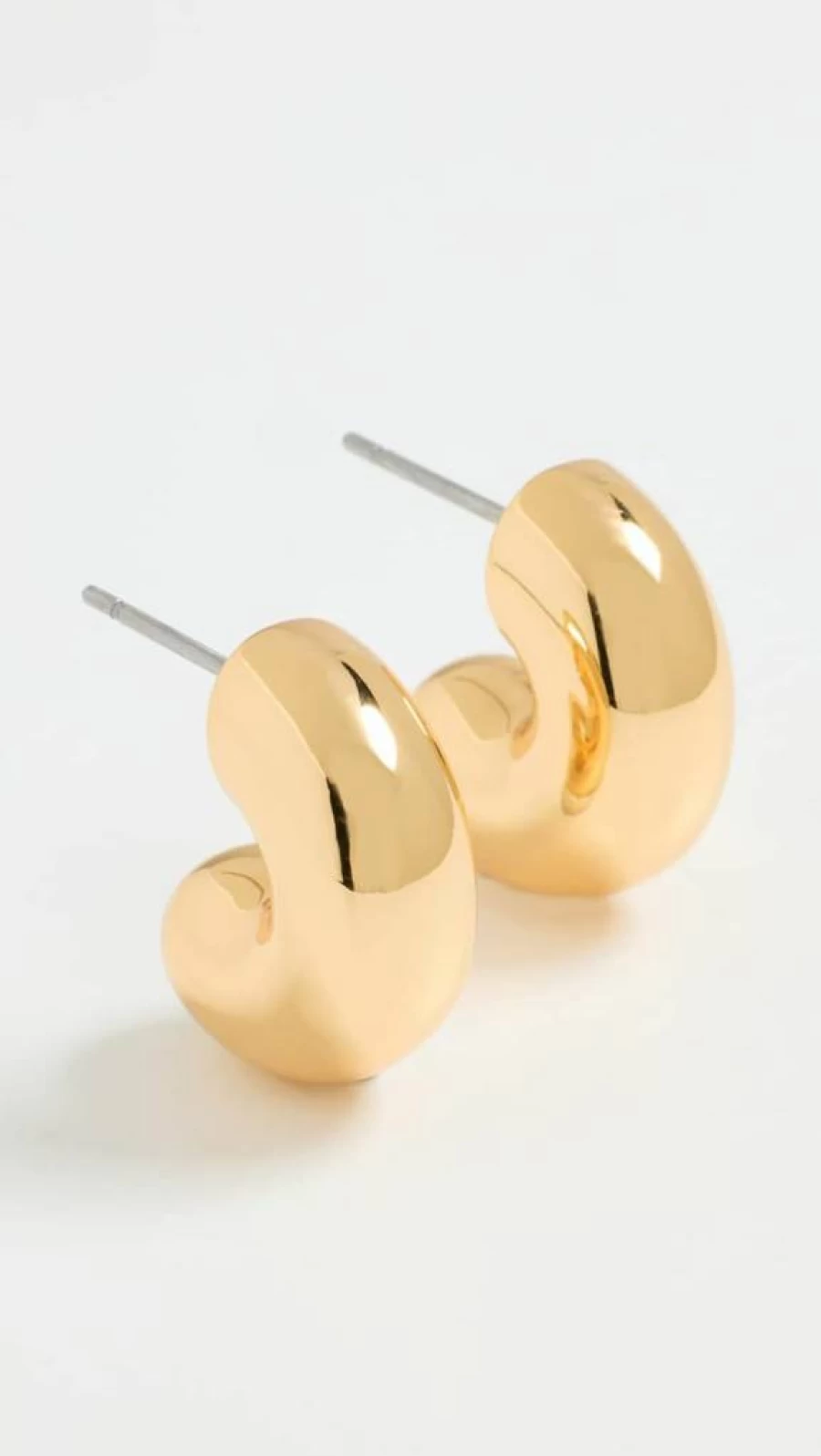 JENNY BIRD Women's Tome Hoops Small Gold-Tone Earrings Minimalist Design