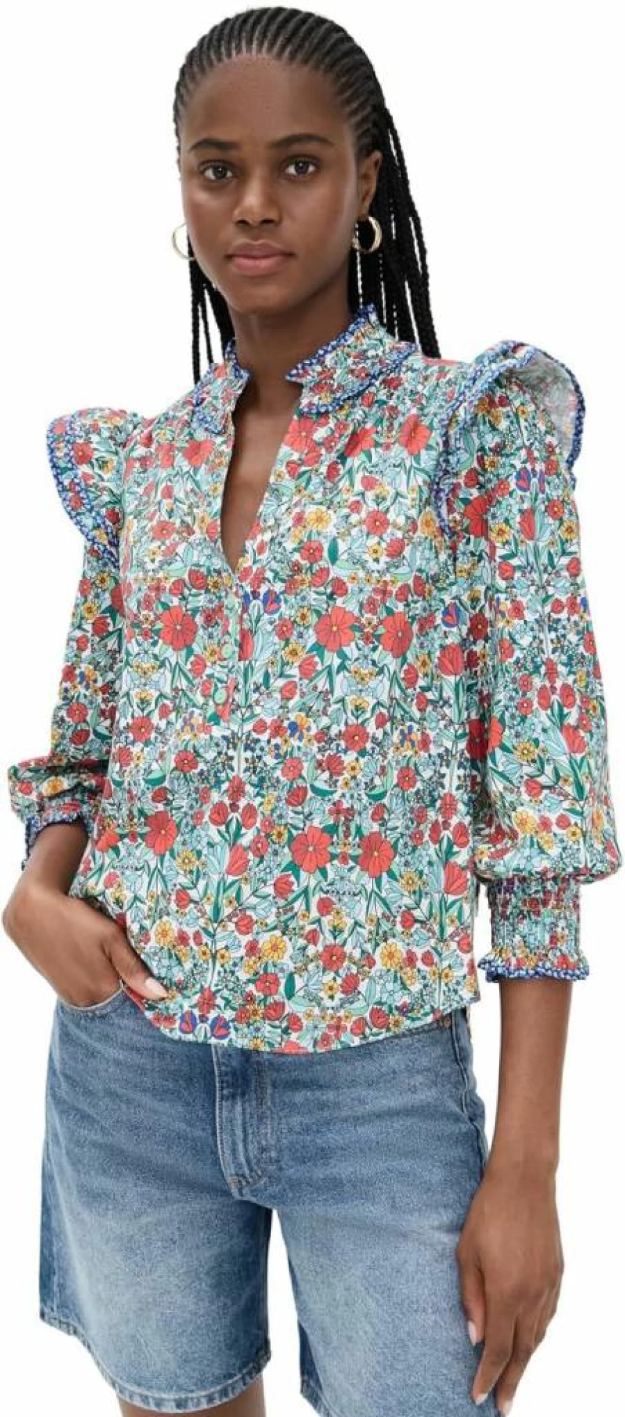 Shoshanna Women's Bevil Blouse - Elegant Casual Tops for Women