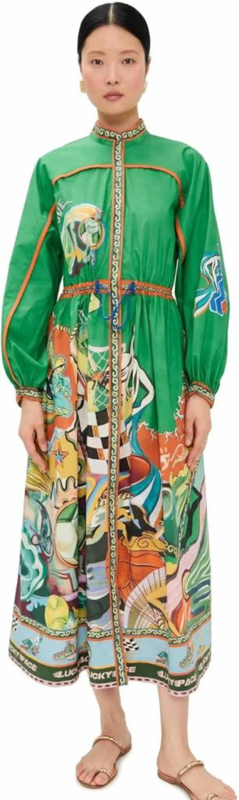 Alemais Women's Lucky Pace Shirtdress - Stylish Floral Print Summer Dress