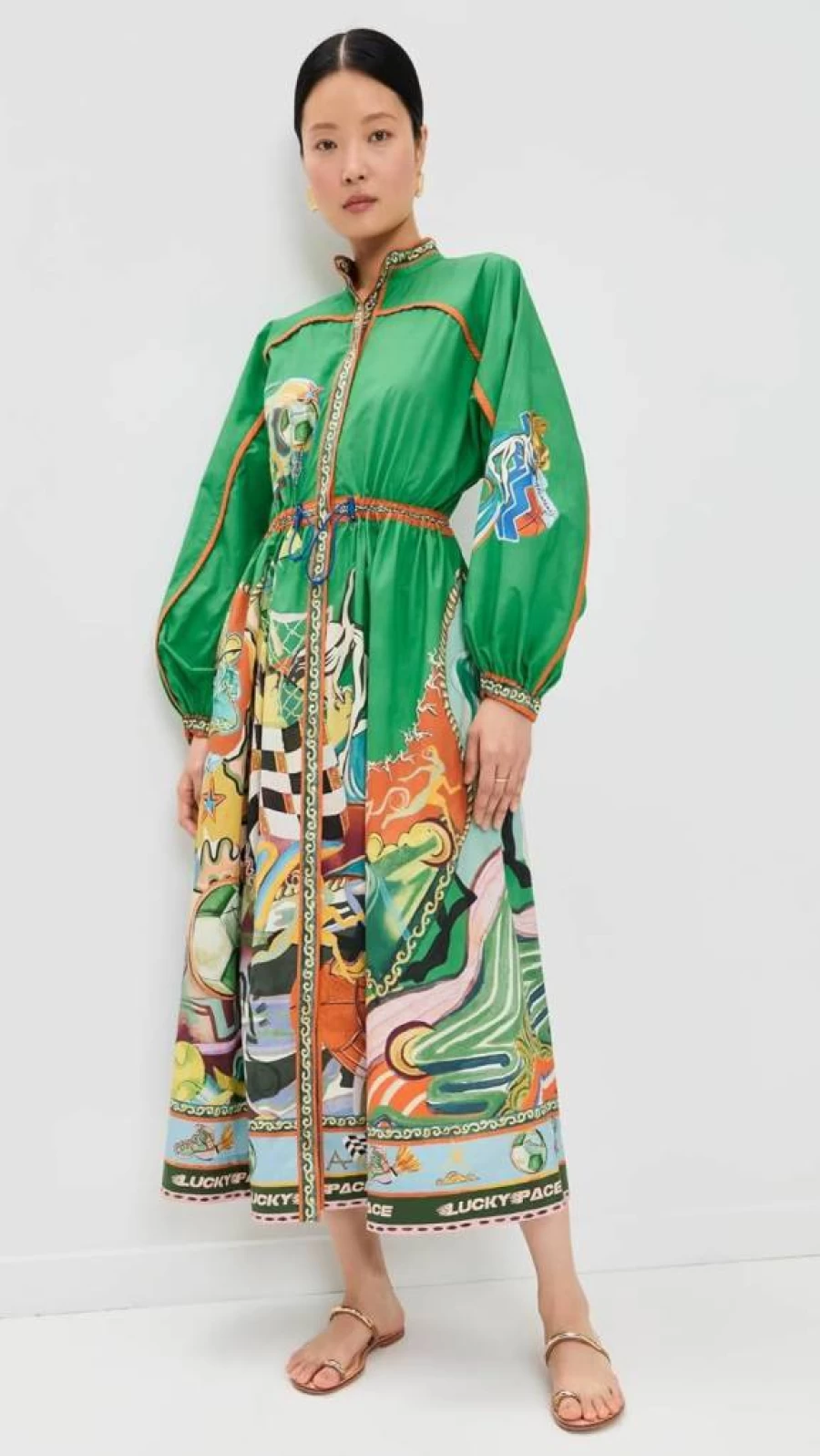 Alemais Women's Lucky Pace Shirtdress - Stylish Floral Print Summer Dress
