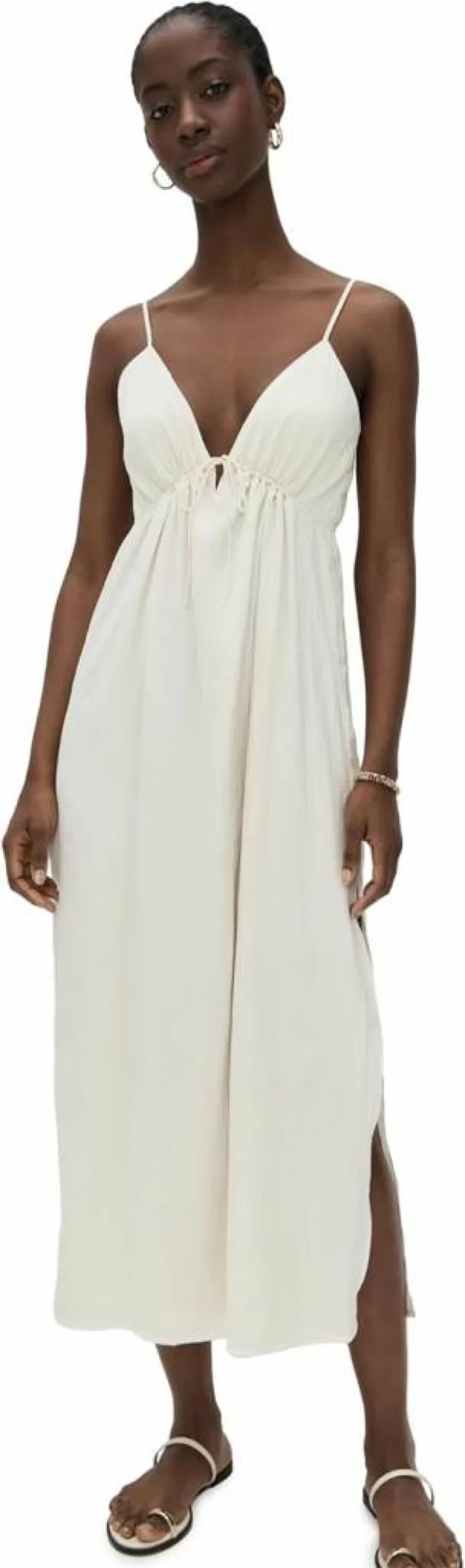 Z SUPPLY Women's Manon Dress - Casual Boho Flowy Mini Dress with V-Neck and Short Sleeves