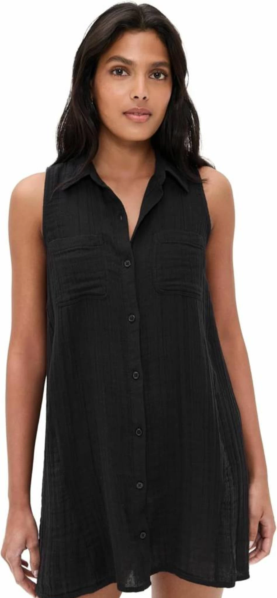 Z SUPPLY Women's Lightweight Mini Dress - Casual Short Sleeve Summer Dress