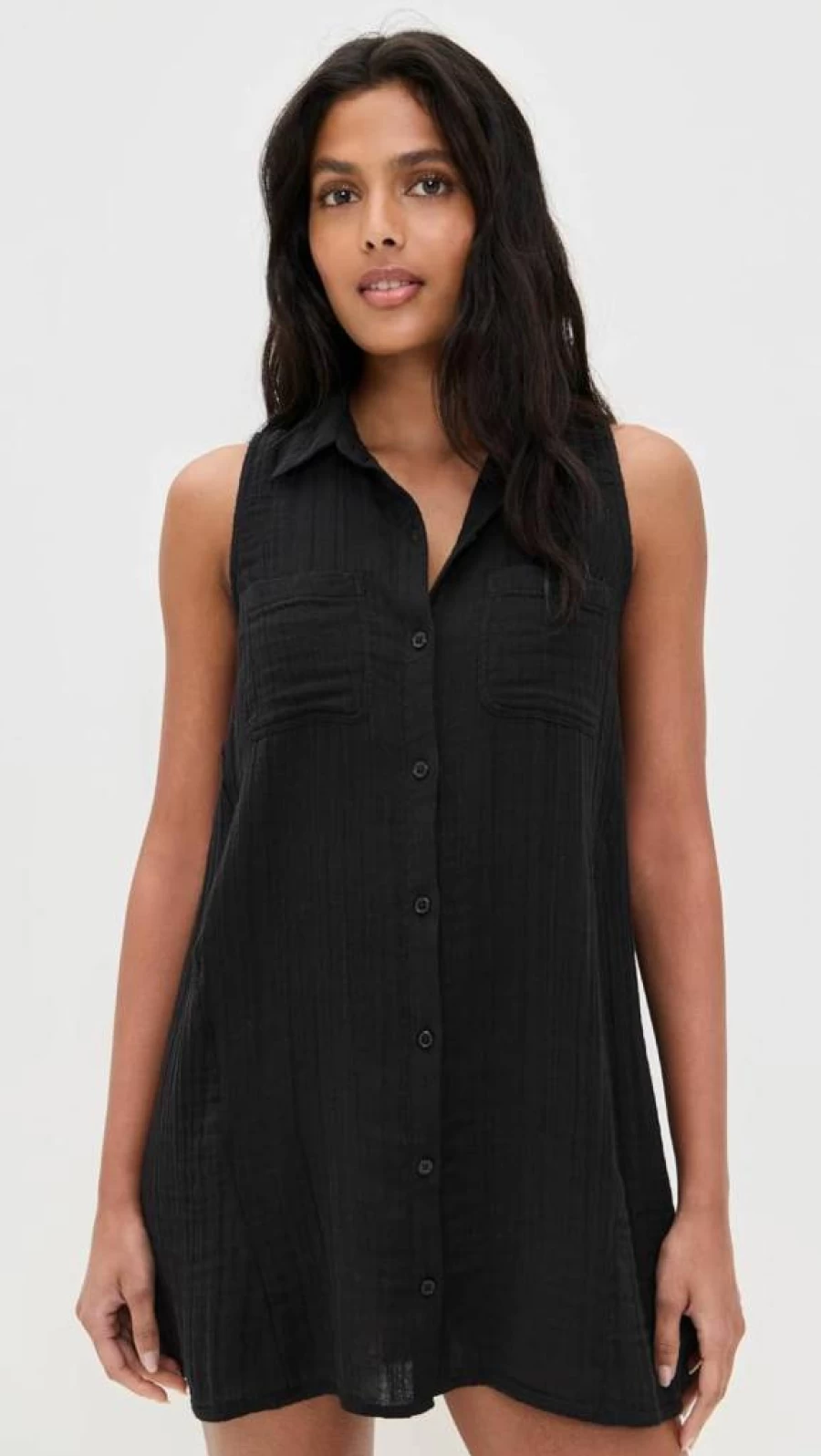 Z SUPPLY Women's Lightweight Mini Dress - Casual Short Sleeve Summer Dress