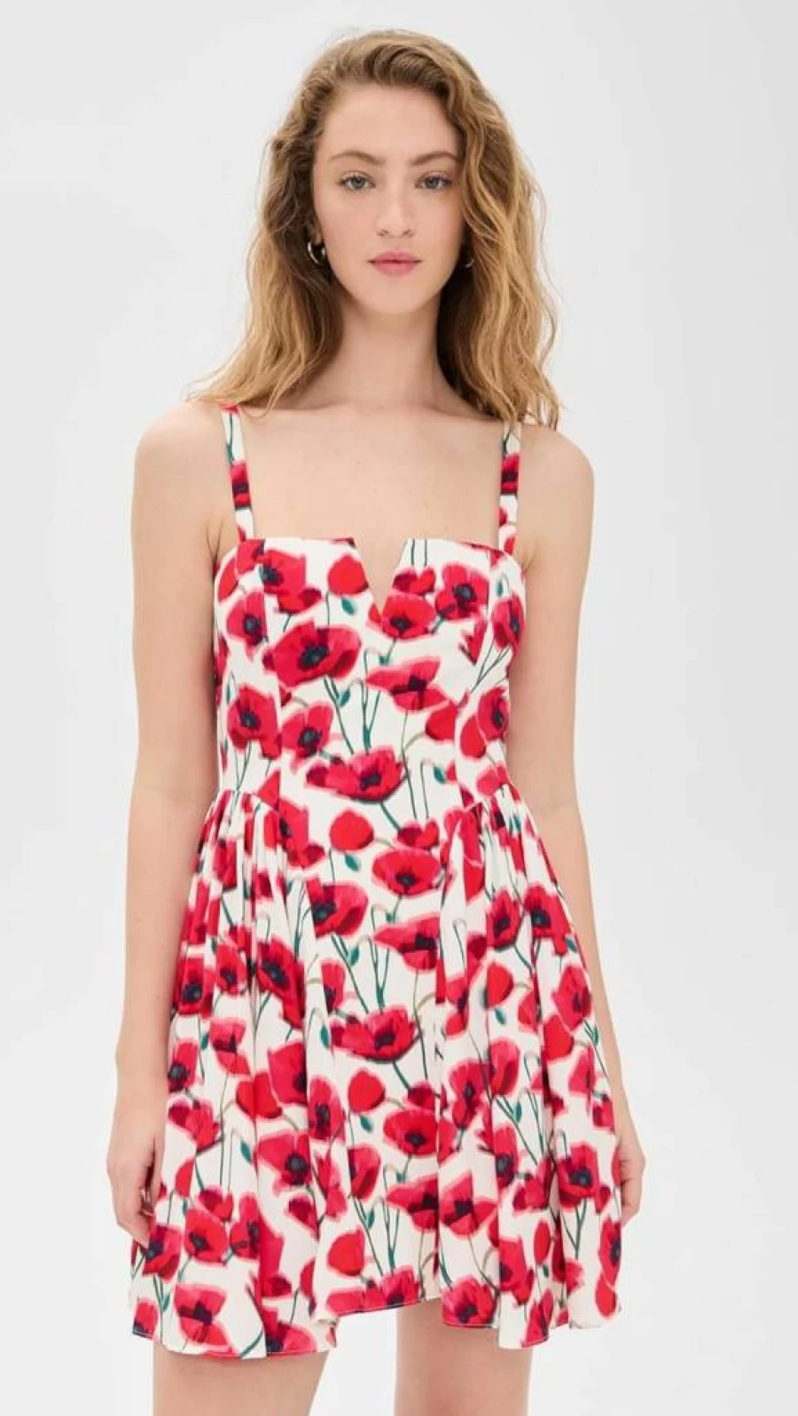 Amanda Uprichard Women's Sarabeth Dress: Elegant Floral Midi Dress for Special Occasions