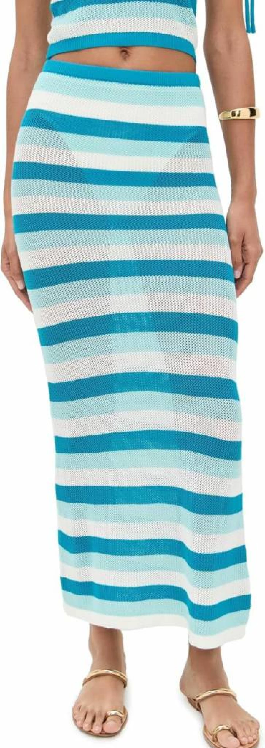 Seven Wonders Women's Hazel Midi Skirt - Stylish A-Line Denim Skirt for Women