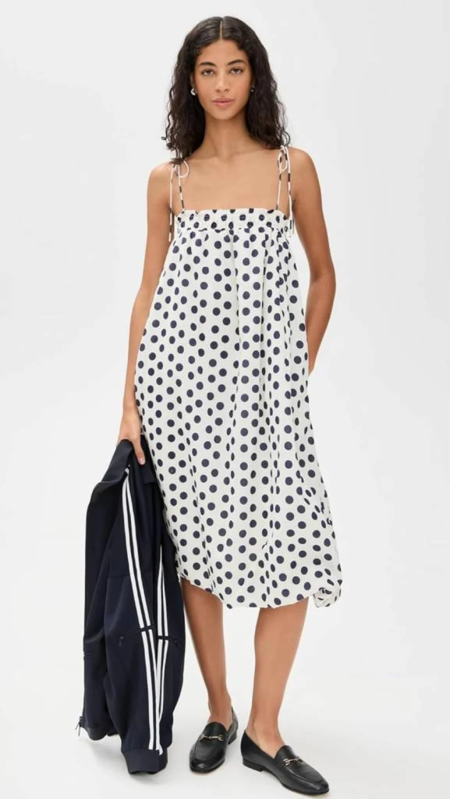 Sea Women's Paulina Polka Dot Swim Cover Up Dress - Beachwear Bubble Short Sleeve Tunic