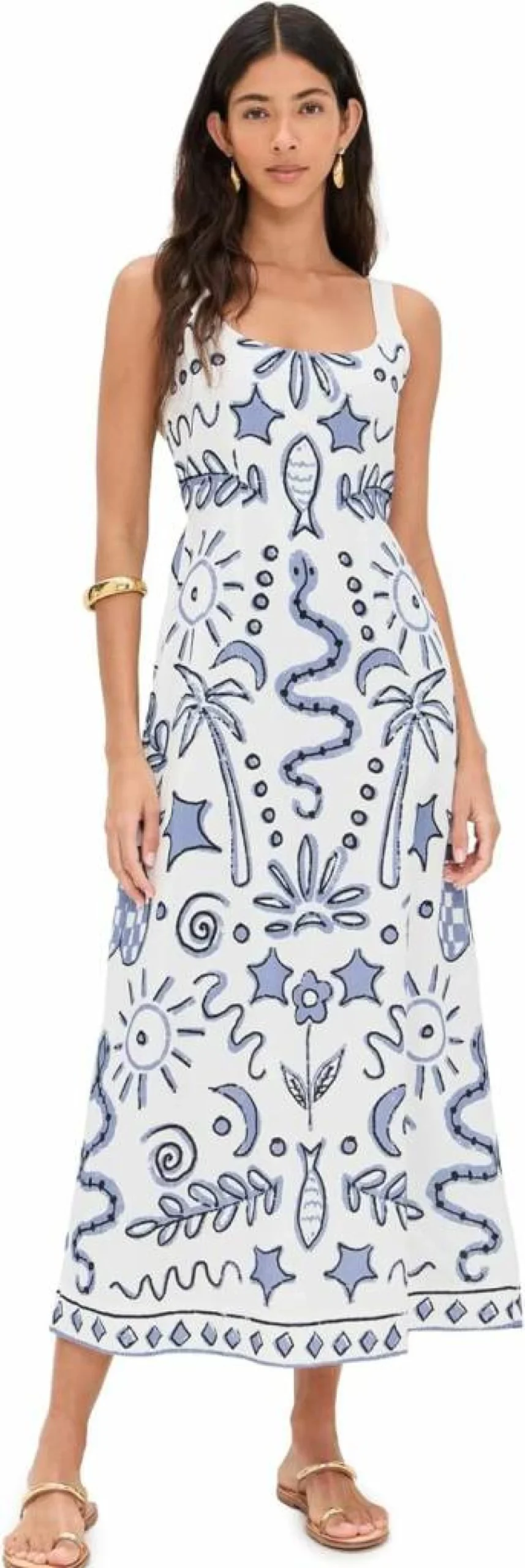 Cleobella Women's Shelly Ankle-Length Dress - Boho Chic Flowy Summer Dress