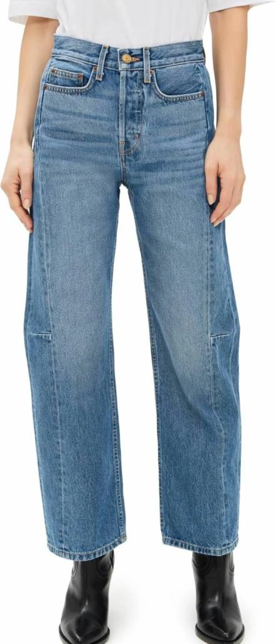B SIDES Women's Slim Fit Lasso High-Waisted Jeans for a Stylish Look