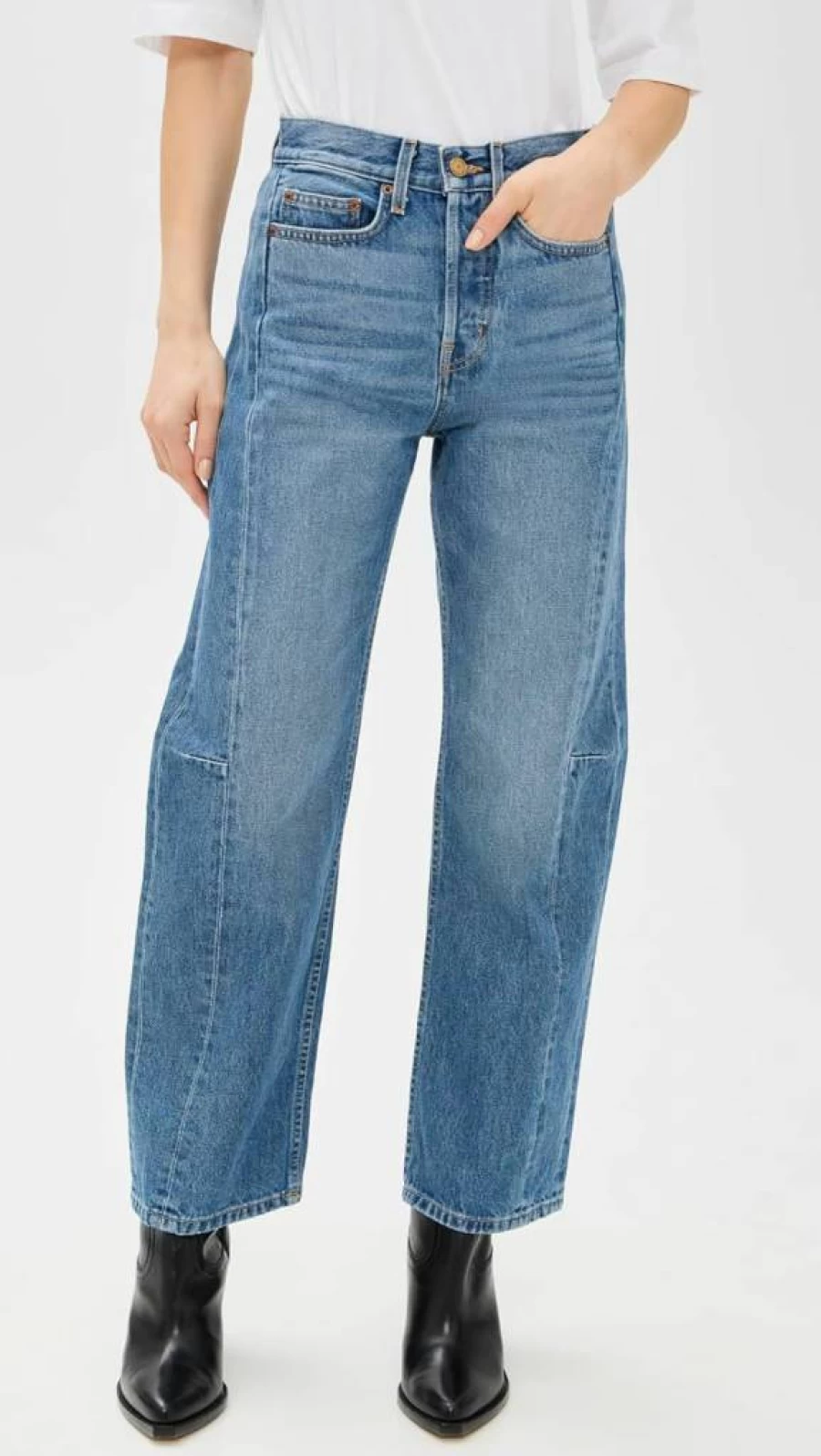 B SIDES Women's Slim Fit Lasso High-Waisted Jeans for a Stylish Look