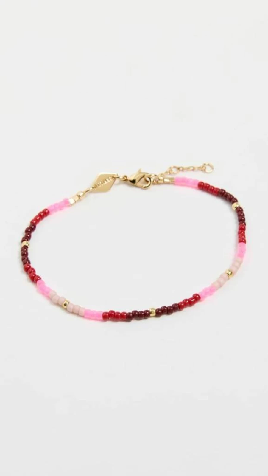 Anni Lu Women's Boho Tie-Dye Beaded Bracelet – Colorful Handmade Adjustable Fashion Jewelry