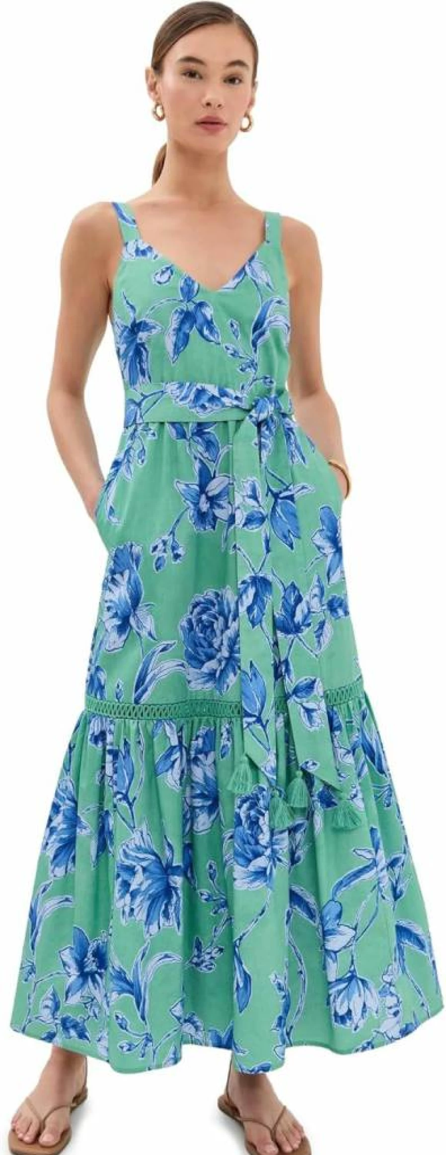 Figue Women's Corinne Dress - Elegant Boho Chic Maxi Dress for Summer