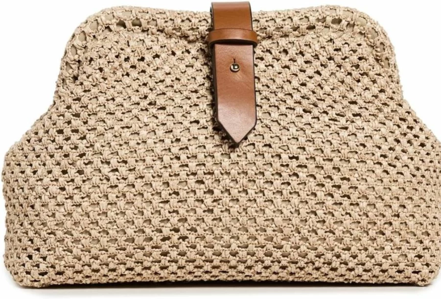 Caterina Bertini Women's Elegant Woven Clutch Handbag - Stylish & Chic