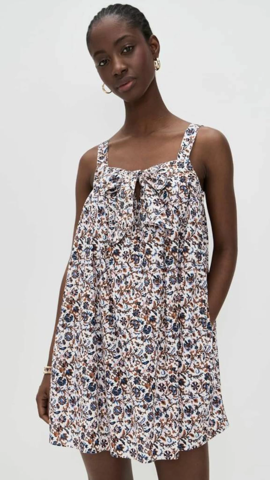 Cleobella Women's Floral Mini Dress - Boho Chic Summer Sundress