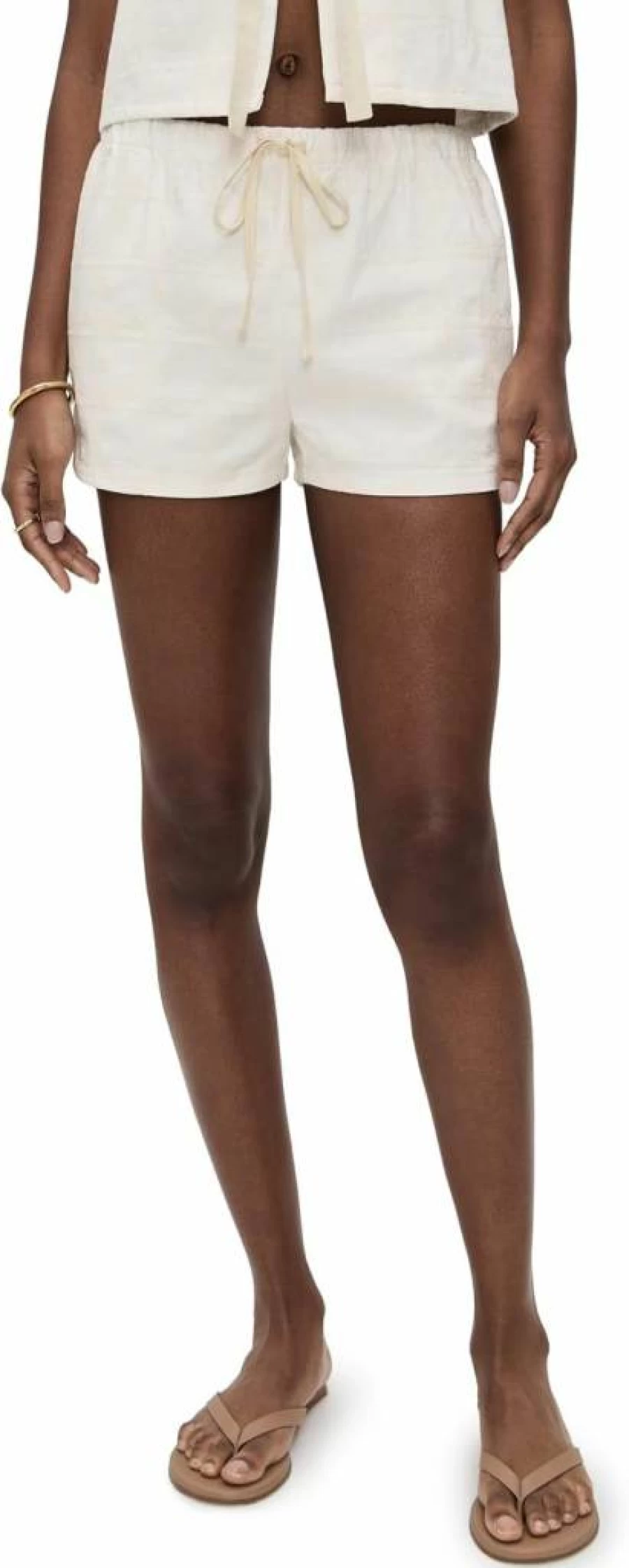 Bailey Rose Women's Floral Eyelet Denim Shorts - High Waist Summer Casual Shorts