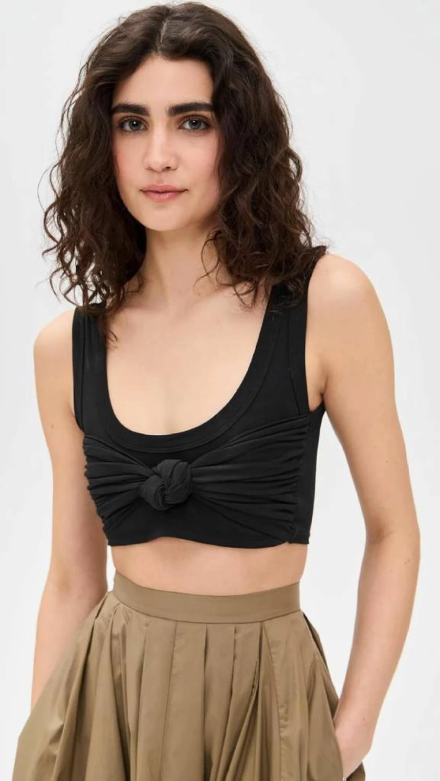 The Line by K Women's Inessa Top - Stylish Casual Blouse for Everyday Wear