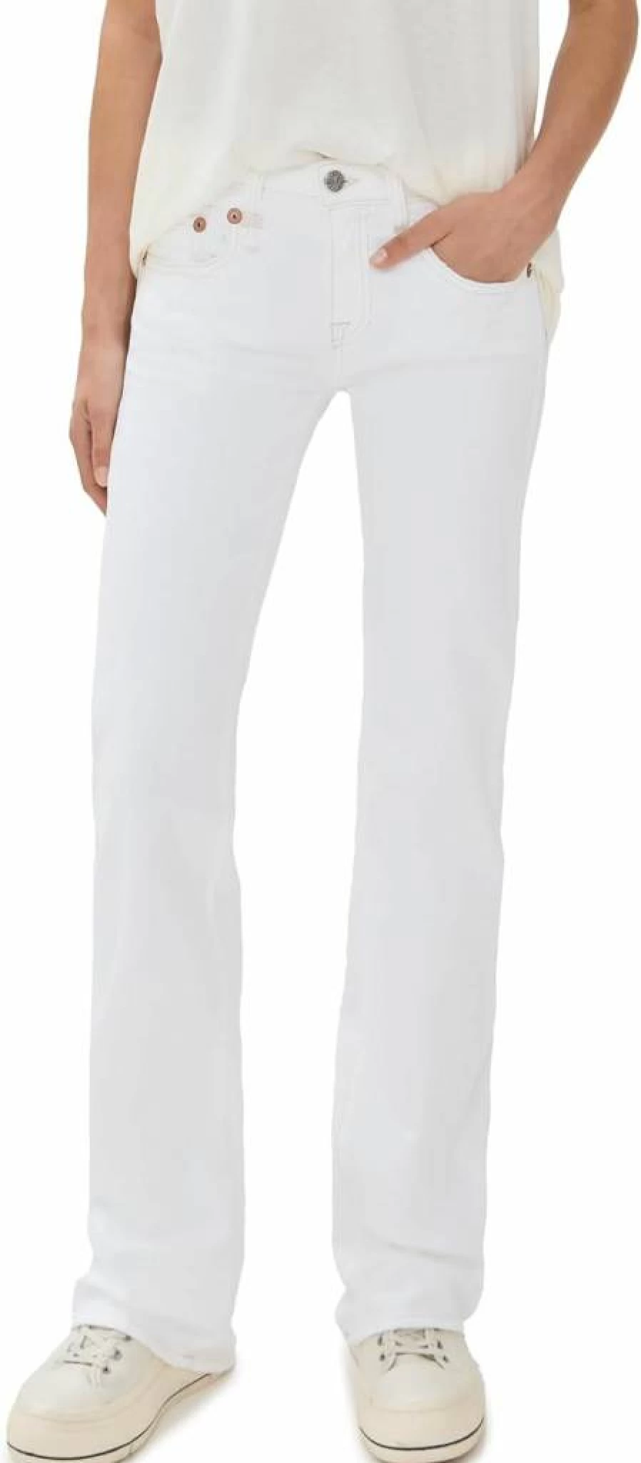 R13 Women's High-Rise Flare Jeans - Vintage Boyfriend Fit Denim Pants for Women