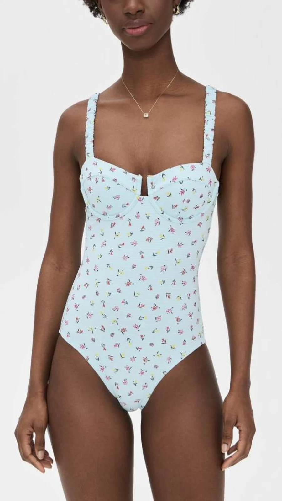 Solid & Striped Women's Verona One-Piece Swimsuit | Stylish Striped Monokini