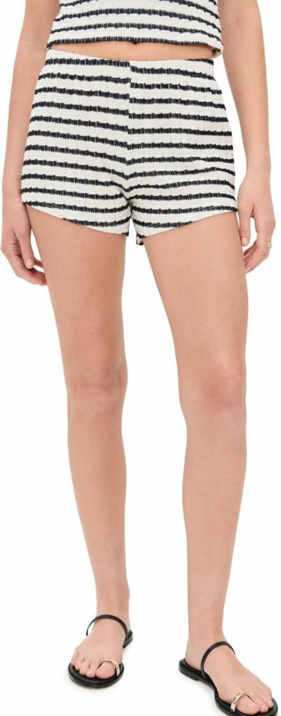 LE BOP Women's High-Waisted Denim Shorts - Trendy Summer Hot Shorts for Women - Comfortable Stretch Fit Fashion Shorts