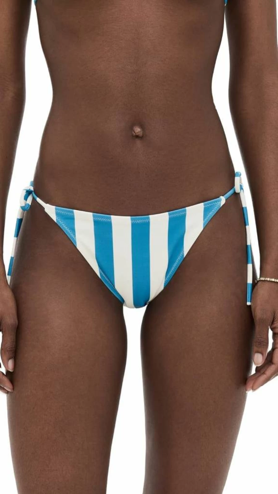 Solid & Striped Women's Iris Bikini Bottoms - High-Waisted Swimwear with Striped Design