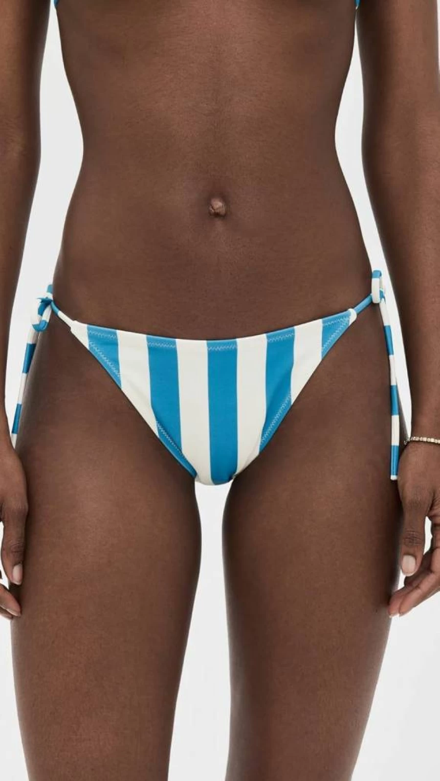 Solid & Striped Women's Iris Bikini Bottoms - High-Waisted Swimwear with Striped Design
