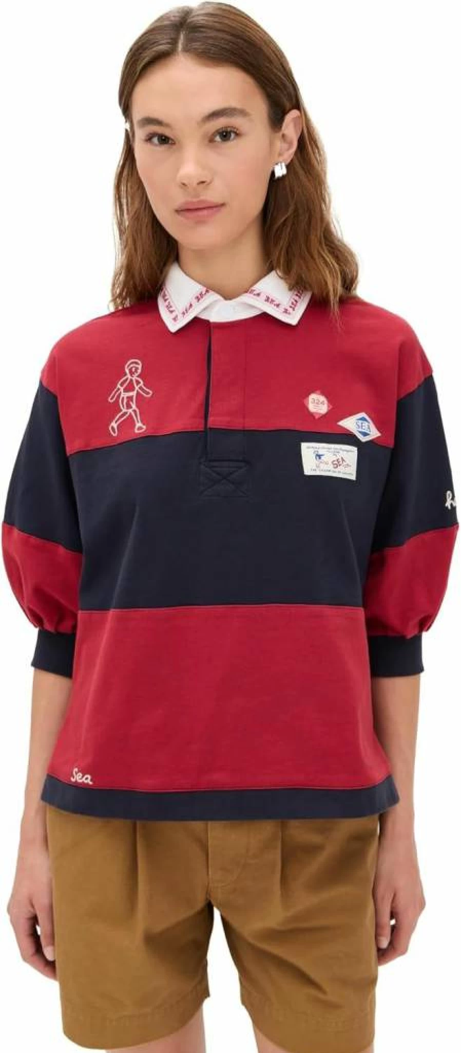Sea Women's Carolyn Rugby Shirt - Classic Workwear & Casual Style
