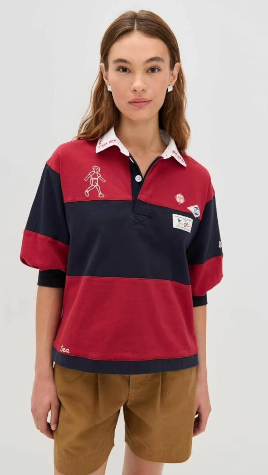 Sea Women's Carolyn Rugby Shirt - Classic Workwear & Casual Style
