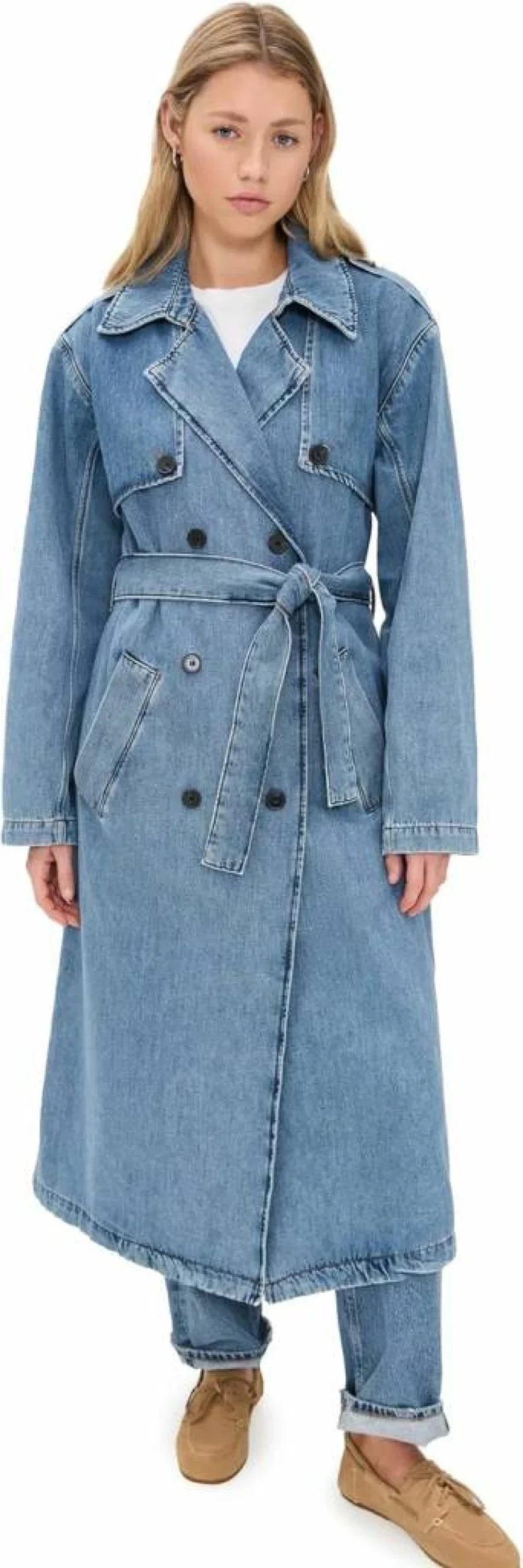 ba&sh Women's Tresca Trench Coat | Classic Stylish Waterproof Outerwear