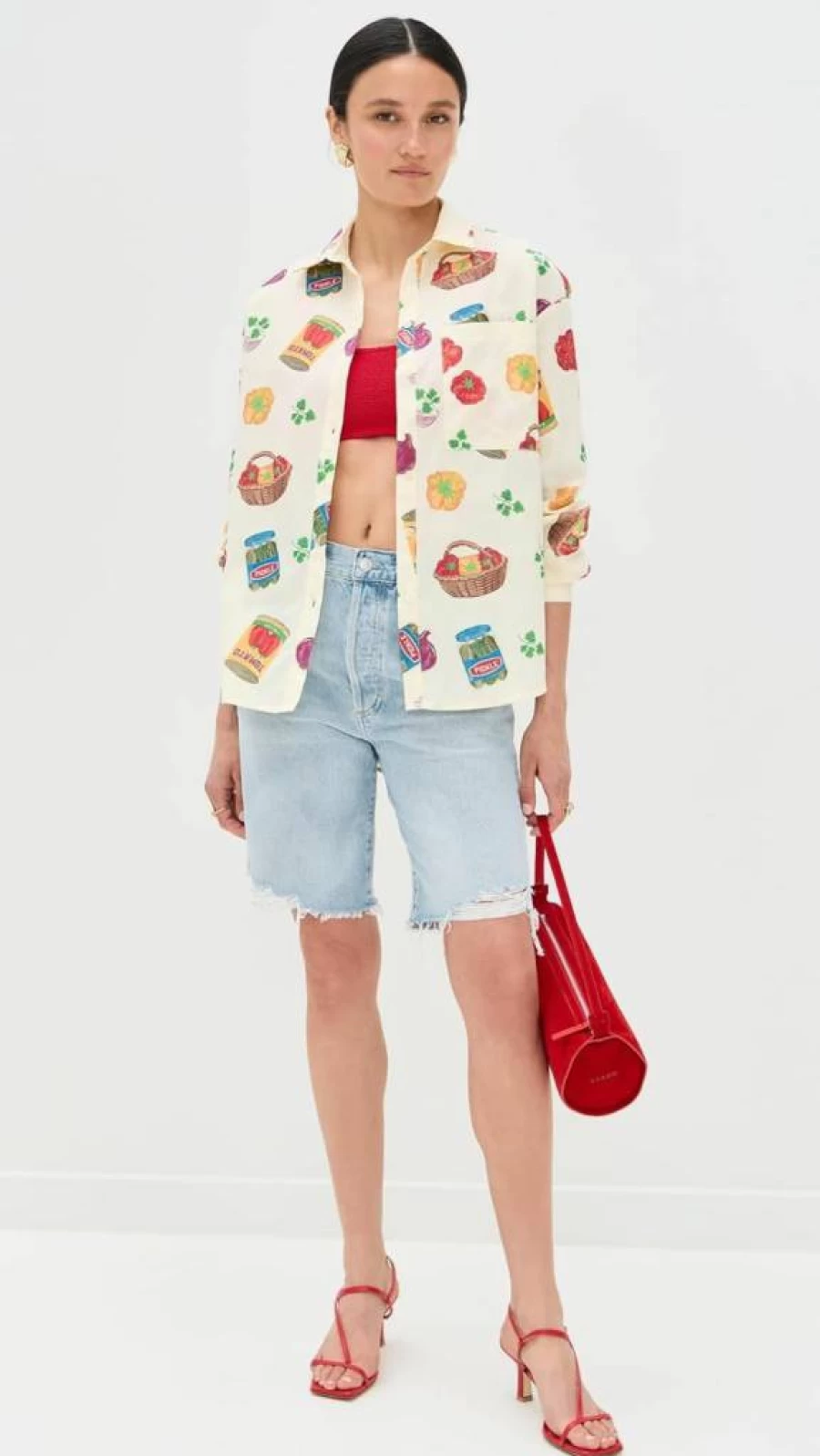 Bailey Rose Women's Floral Printed Button Down Shirt Casual Long Sleeve Blouse Tops