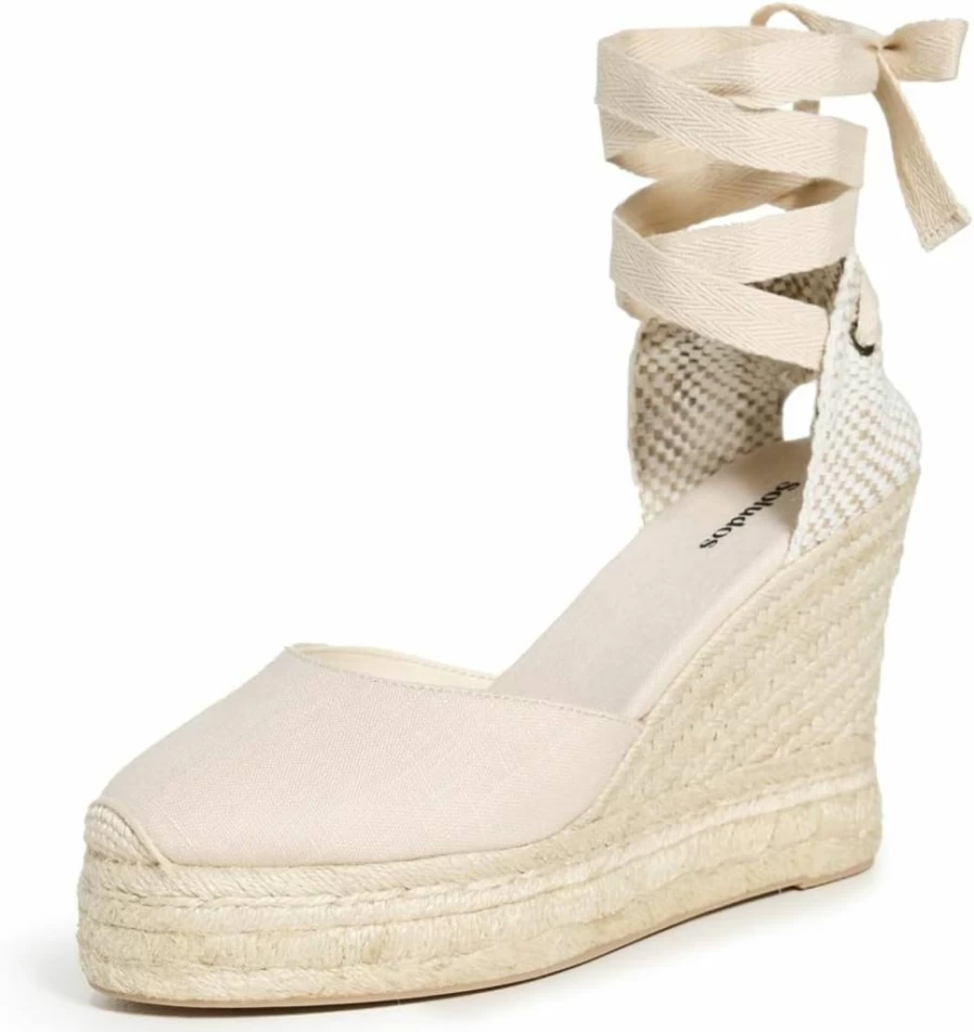 Soludos Women's Platform Wedge Espadrilles - Comfortable Summer Sandals & Casual Shoes