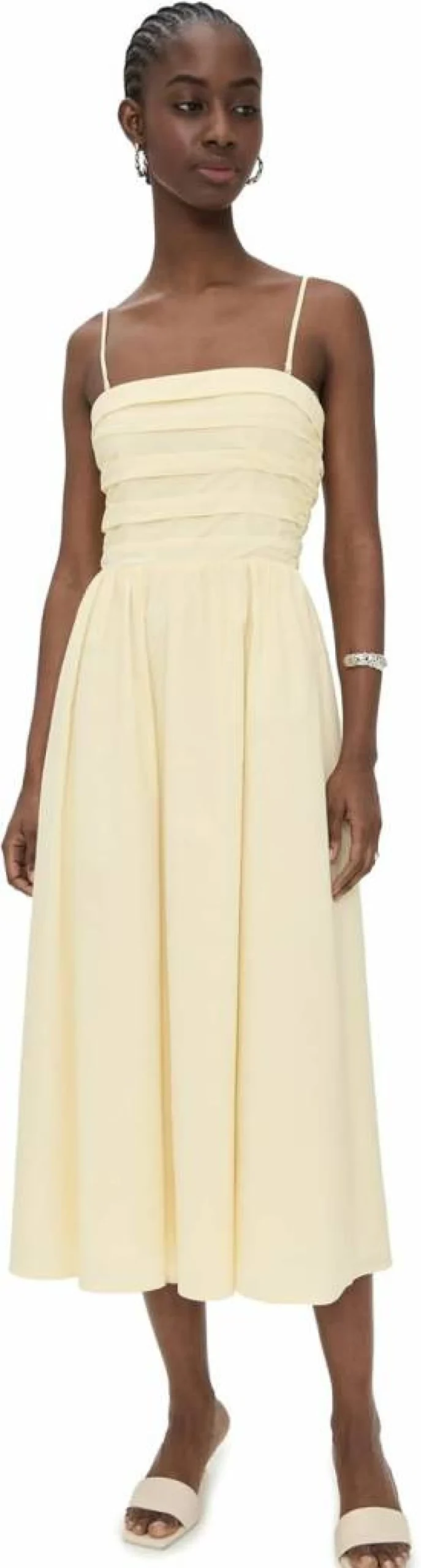 WAYF Women's Sammie Convertible Dress - Versatile Travel & Casual Stretch Maxi Dress