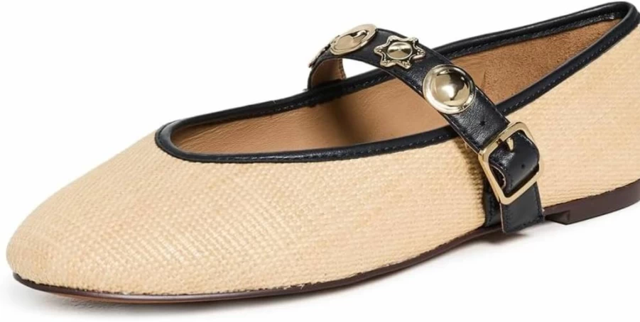 Madewell Women's Hera Mary Jane Flat Shoes with Medallion Detail - Classic Comfort & Style