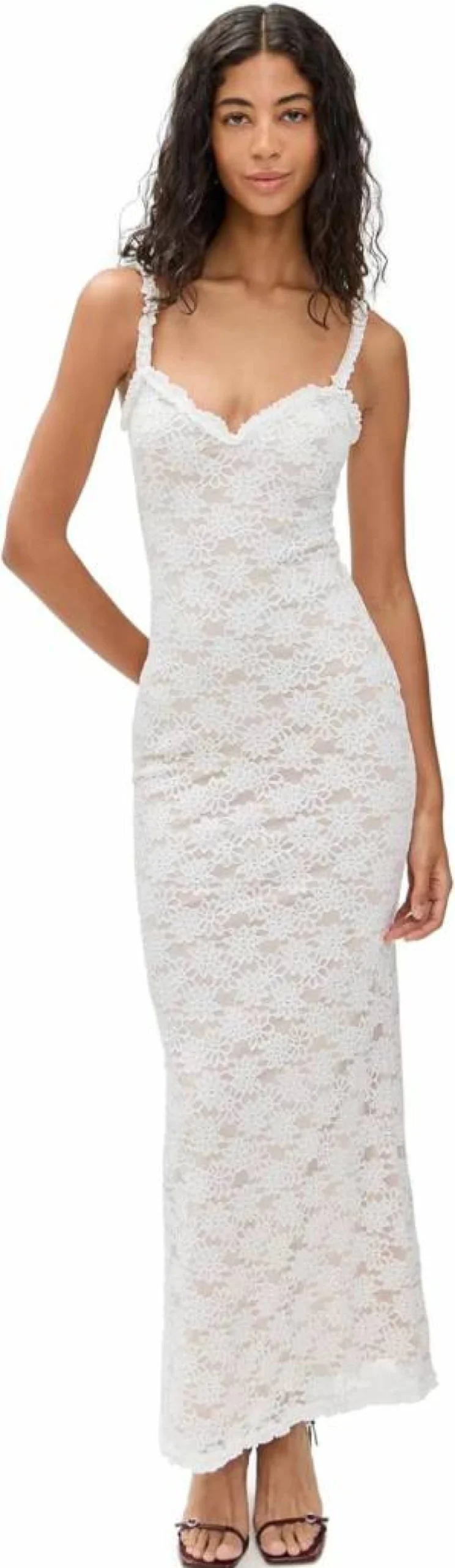 Runaway the Label Women's Sarta Maxi Dress - Flowy Boho Summer Dress with V-Neck and Long Sleeves