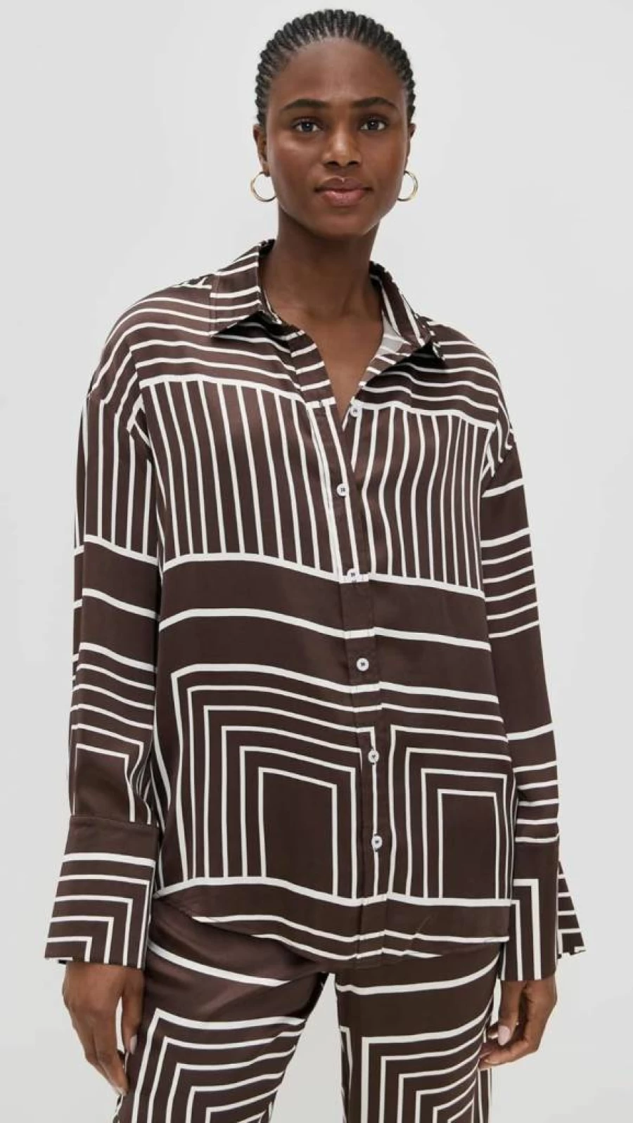4TH & RECKLESS Women's Amira Shirt - Stylish Casual Button-Down Top for Women