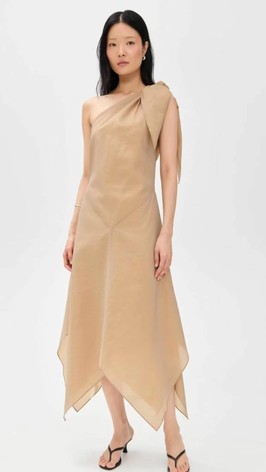 Rodebjer Women's Crinkled Spring Dress - Lightweight Flowy Boho Style