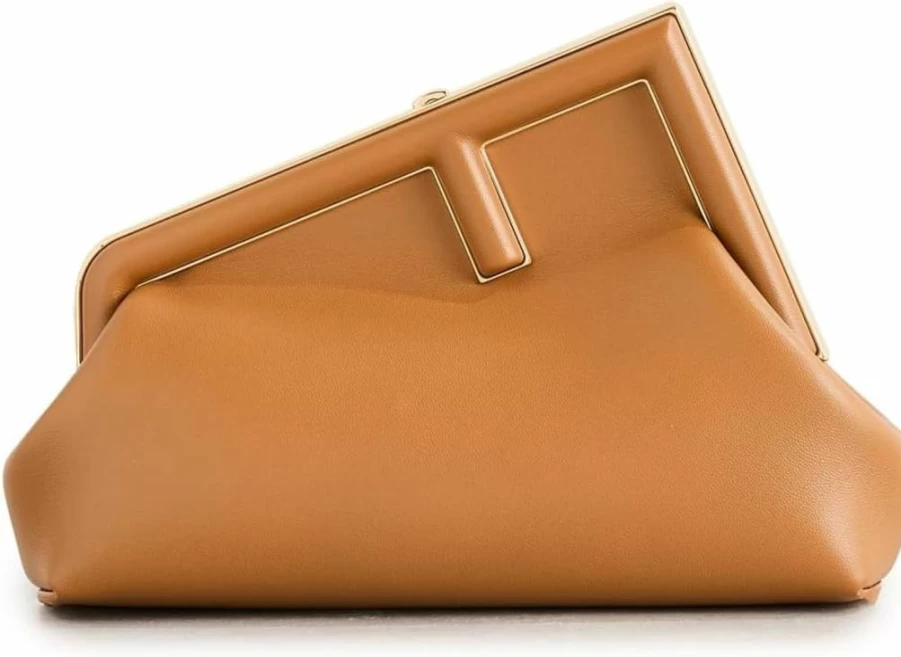 Fendi Women's First Shoulder Bag in Calfskin Leather | Pre-Owned Luxury Handbag