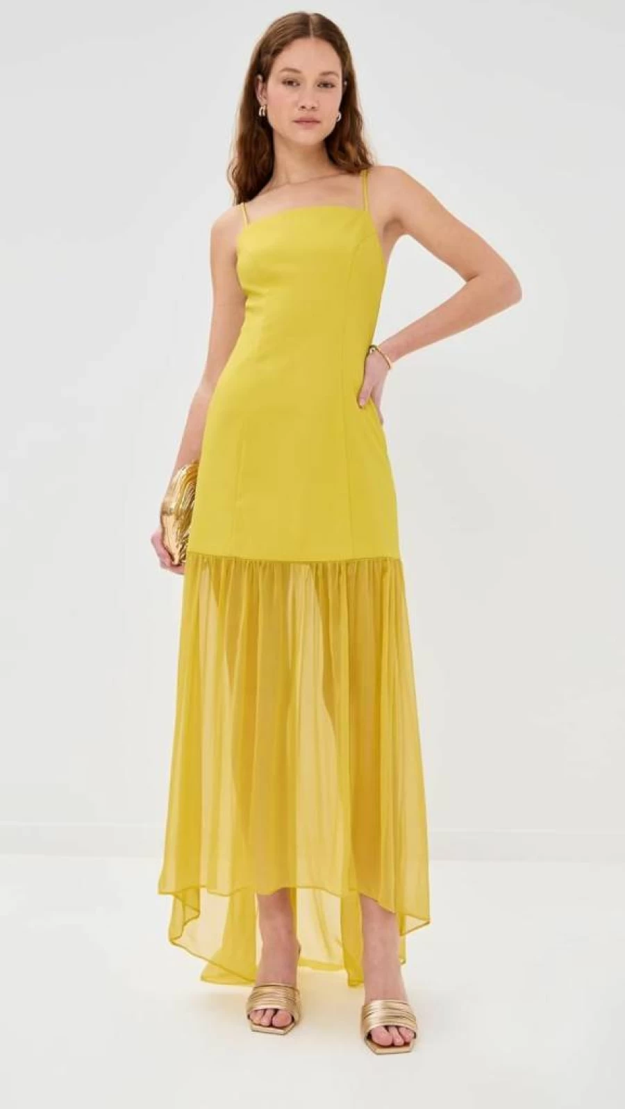 Azeeza Women's Elegant Paloma Gown - Flowy Long Dress for Special Occasions